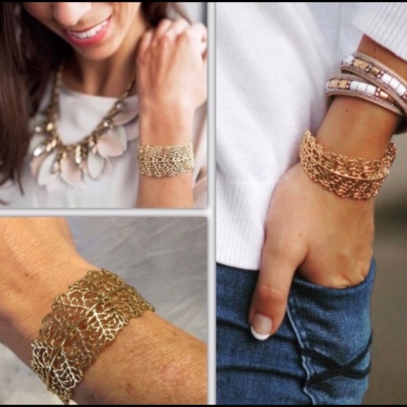 Stella & Dot | Dainty Gold⚜️‘Retired’ Gold Grace Cuff Bracelet - Picture 14 of 16